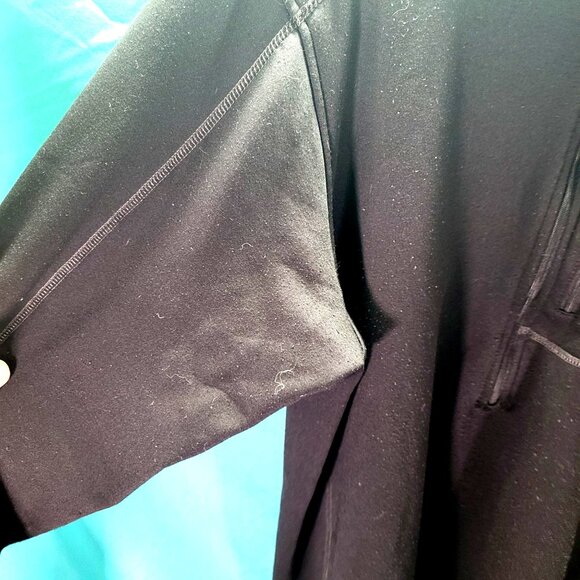 Cloudveil Men's XL Pullover Fleece Jacket Black 93% Polyester 7% Spandex - Picture 3 of 10